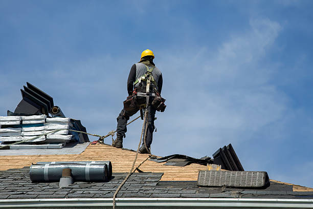 Professional Roof Installation technician working in Mount Upton, NY